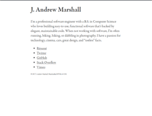 Tablet Screenshot of johnandrewmarshall.com